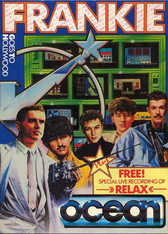 Frankie Goes To Hollywood box art for Commodore 64